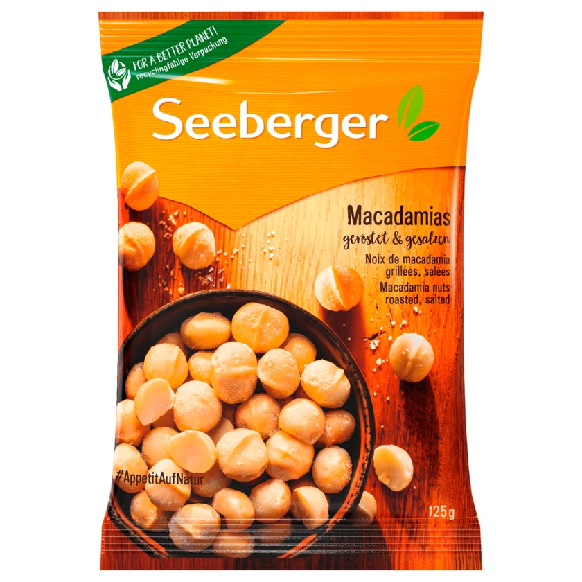 Seeberger Macadamia-Nusskerne 125g